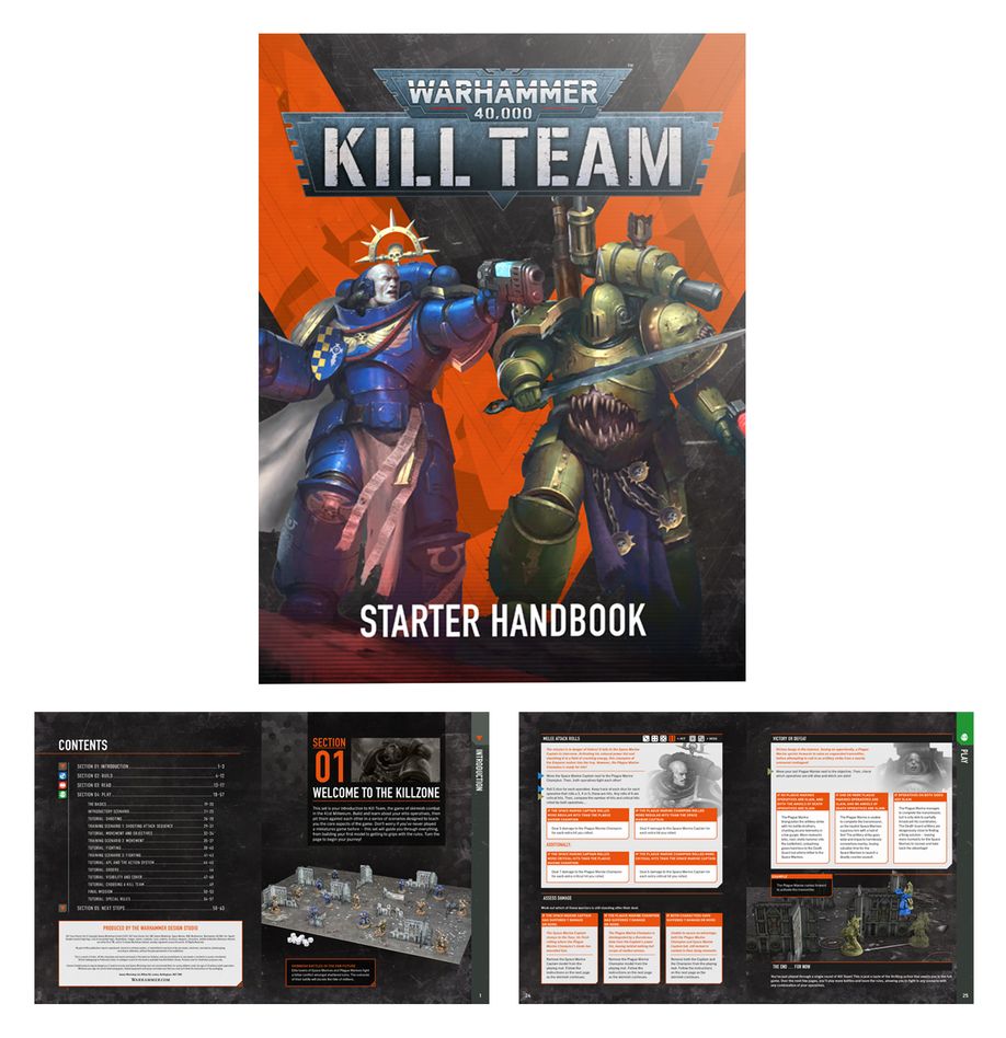 Warhammer: 40K - Kill Team - Starter Set - Space Marines vs Death Guard