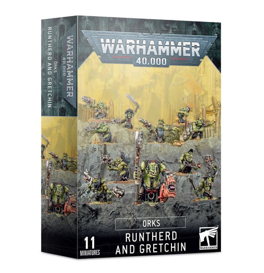 Warhammer: 40K - Ork Runtherd and Gretchin