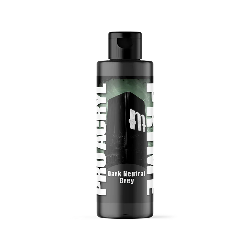 Paint: Monument Hobbies - Pro Acryl - Airbrush - Dark Neutral Grey (120 ml)